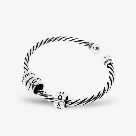 AARVO Eternal Love Charm Bangle - BNG1005