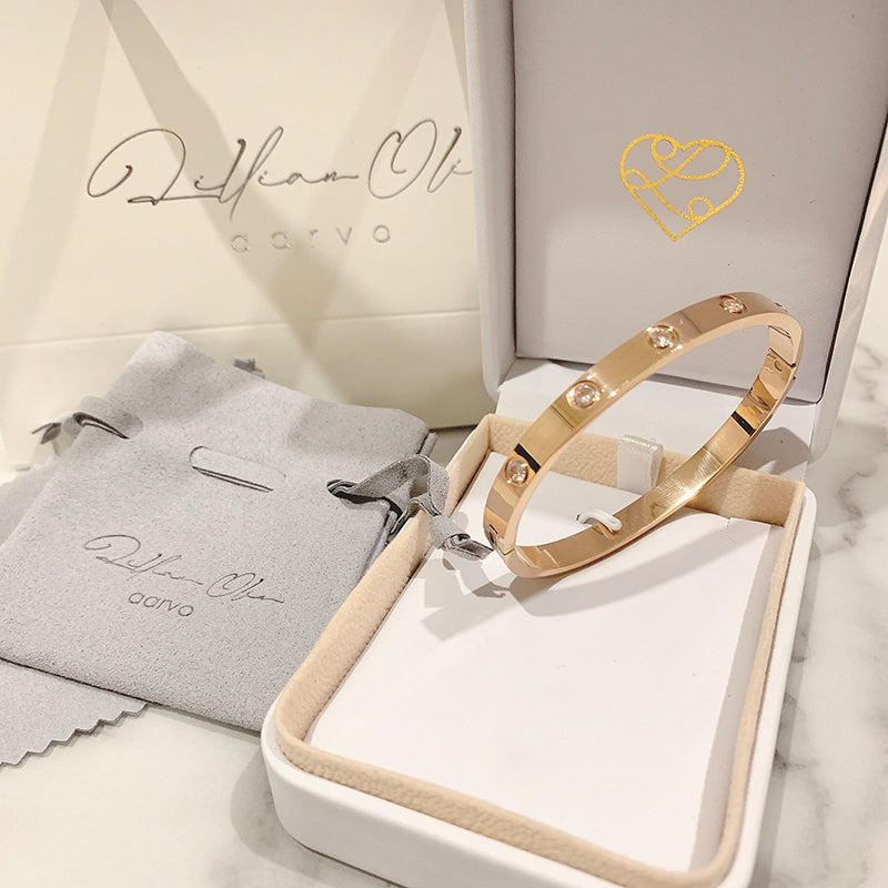 AARVO Love’s Eternal Sparkle Bangle- BNG1014