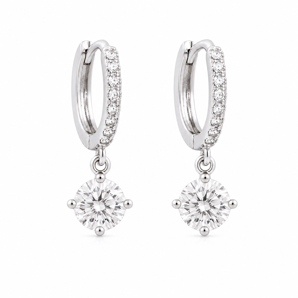 AARVO Aurora Drop Huggie Earrings - ERN1009
