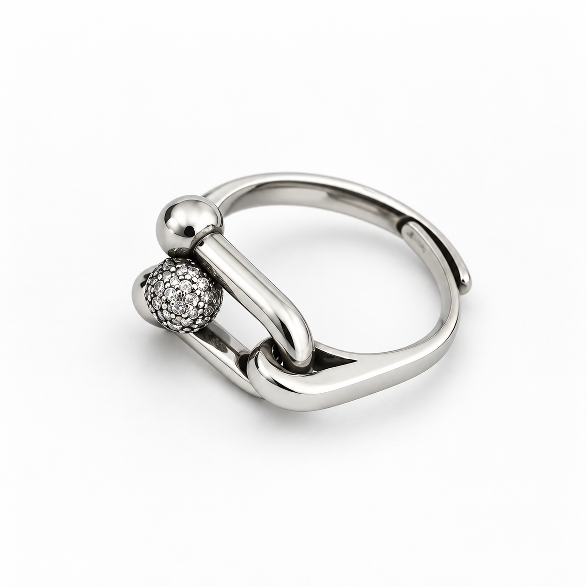 AARVO Silver Linked Ring - RNG1012
